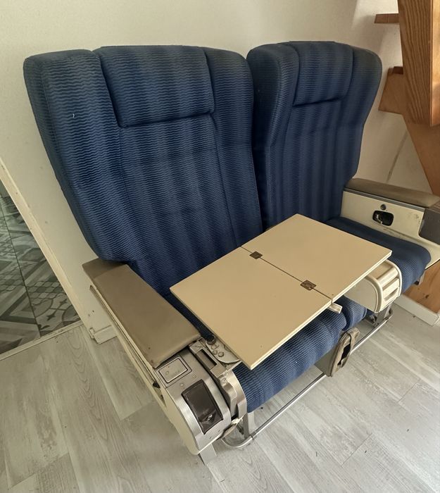 Par d cadeiras de aviao 1 classe
