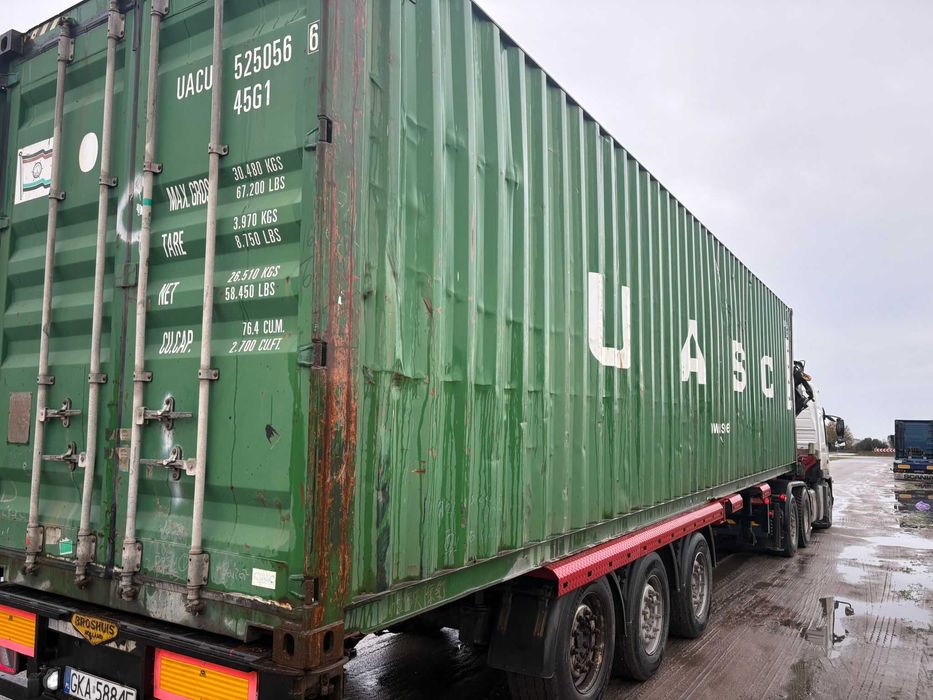 Używany kontener morski, szczelny, sprawny, 40 HC -EP