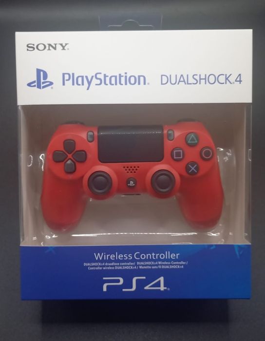 Comando PS4 vermelho