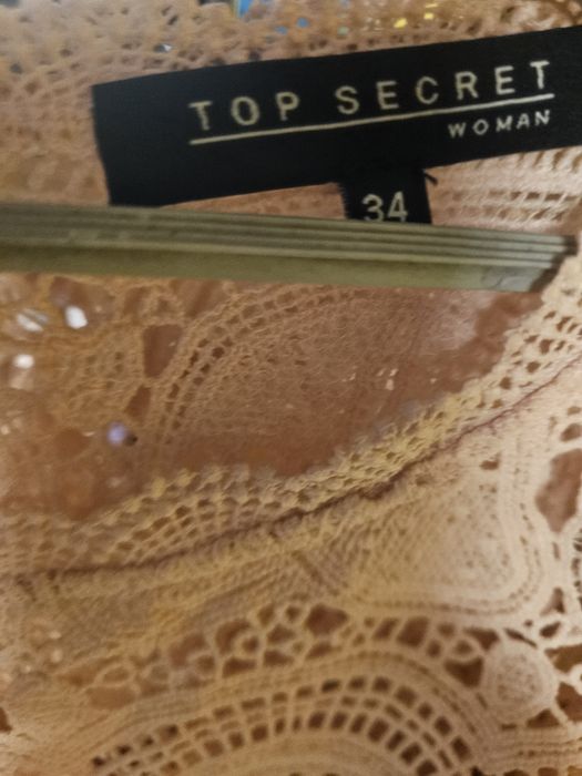 Sukienka ażurowa top secret r.34