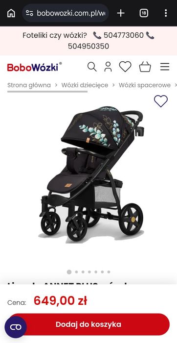 Sprzedam wozek w idealnym stanie