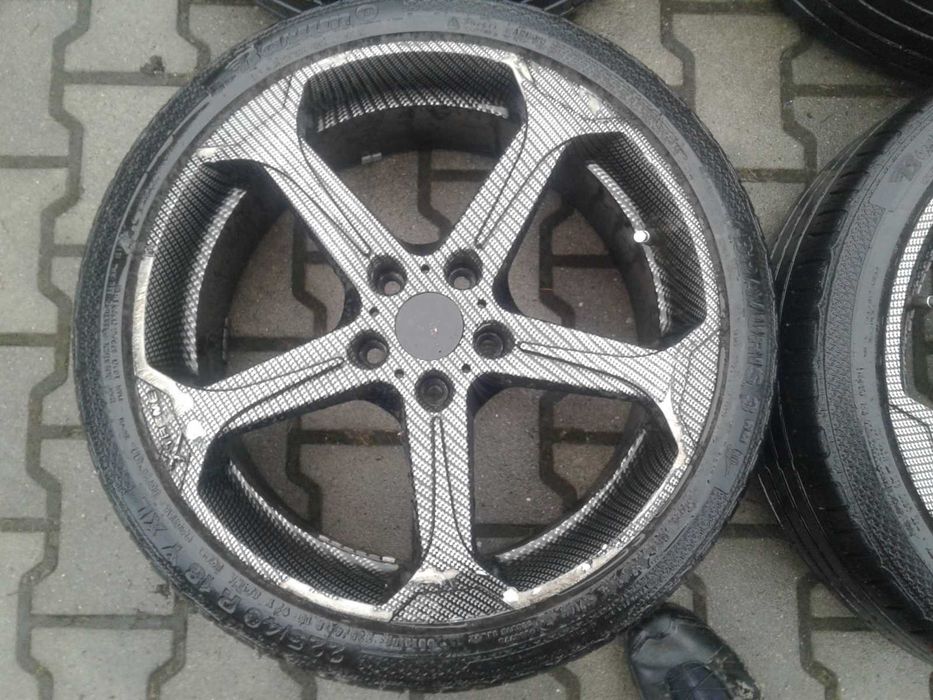 4 Alufelgi 18 X-TREME USA 5x112 AUDI VW Mercedes CARBON ET35