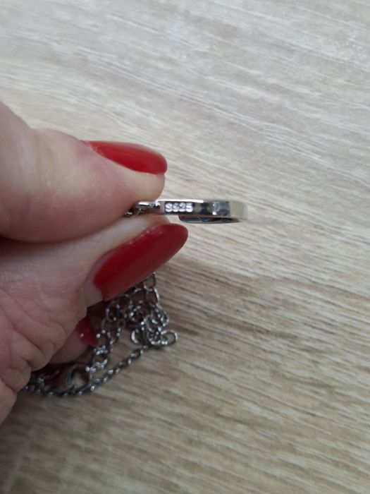 Срібний ланцюжок підвіска з підвіскою  місяць срібло новий 925