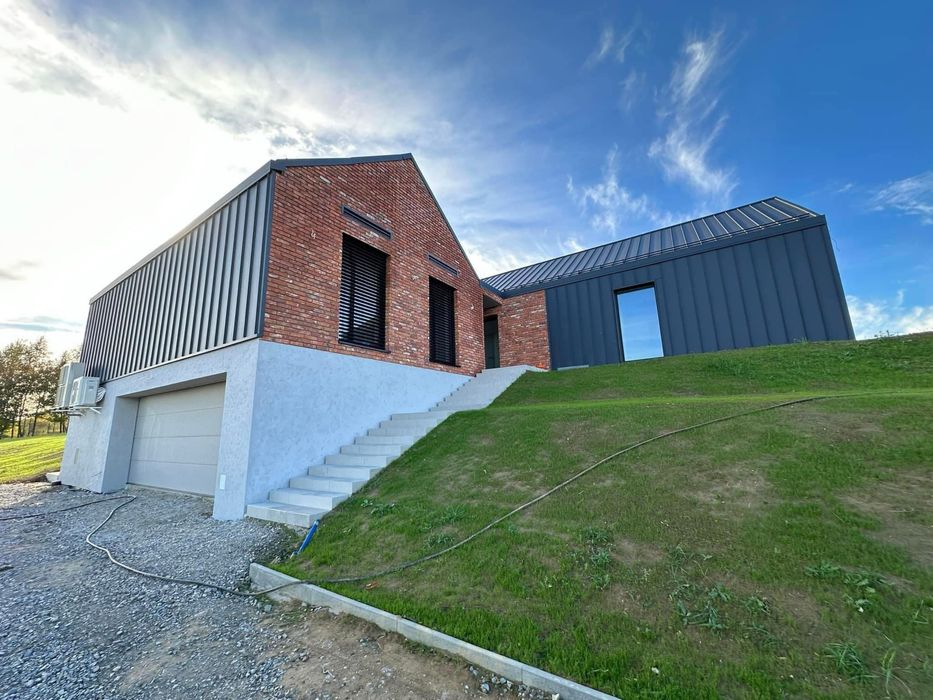 ELEWACJA Beton architektoniczny tynk zewnetrzny dekoracyjny rdza