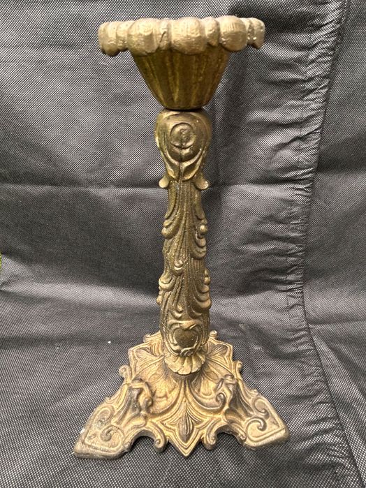 Świecznik mosiądz  mosiężny duży