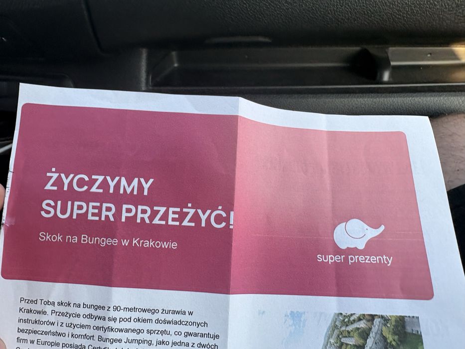 Skok na bungee  kraków