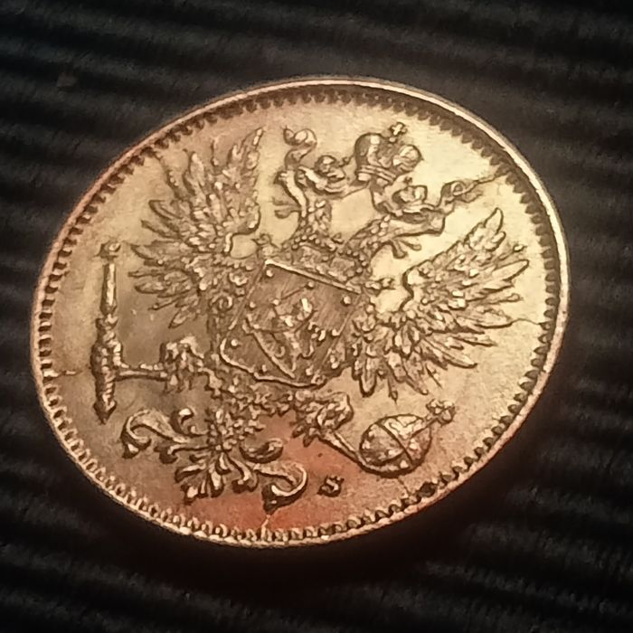 moeda prata filandia 50 pennia 1916