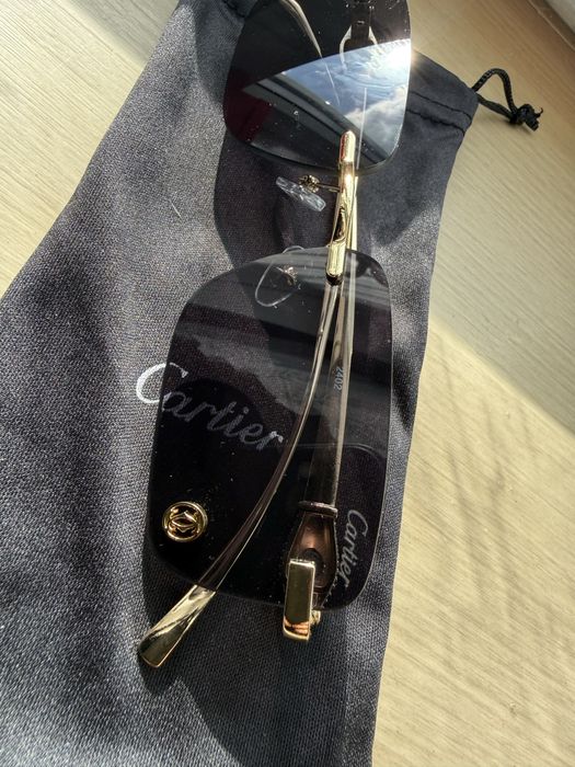 Okulary Cartier ciemne NOWE