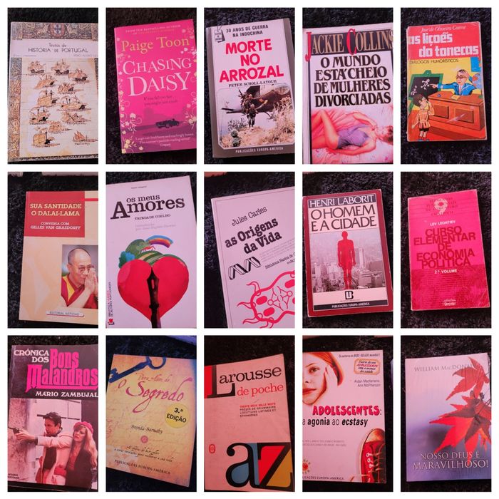 Livros vários temas