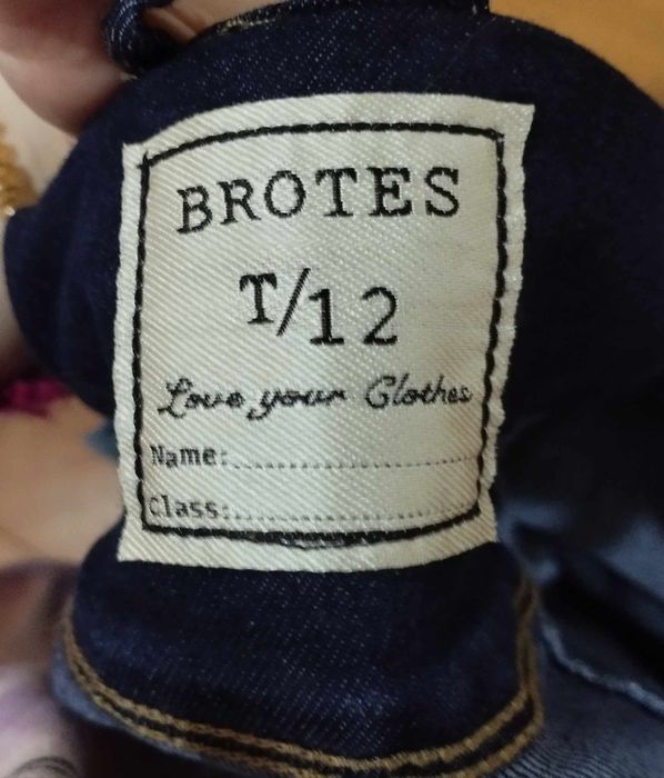 Blusão de ganga tam 12