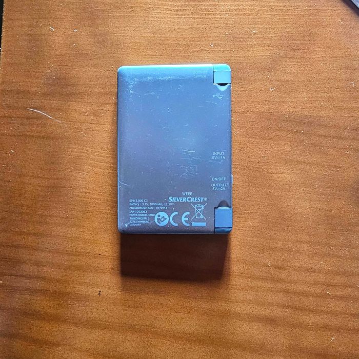 Powerbank SilverCrest de 3000 A.