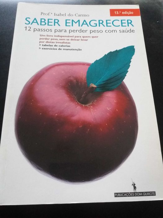 Livro Saber Emagrecer  Isabel do Carmo