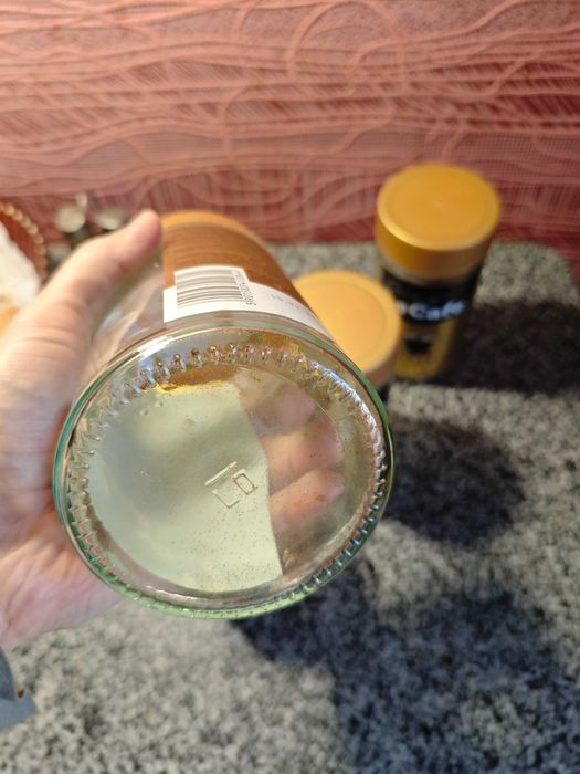 Банки з-під кави скляні на закрутку 700 мл банка