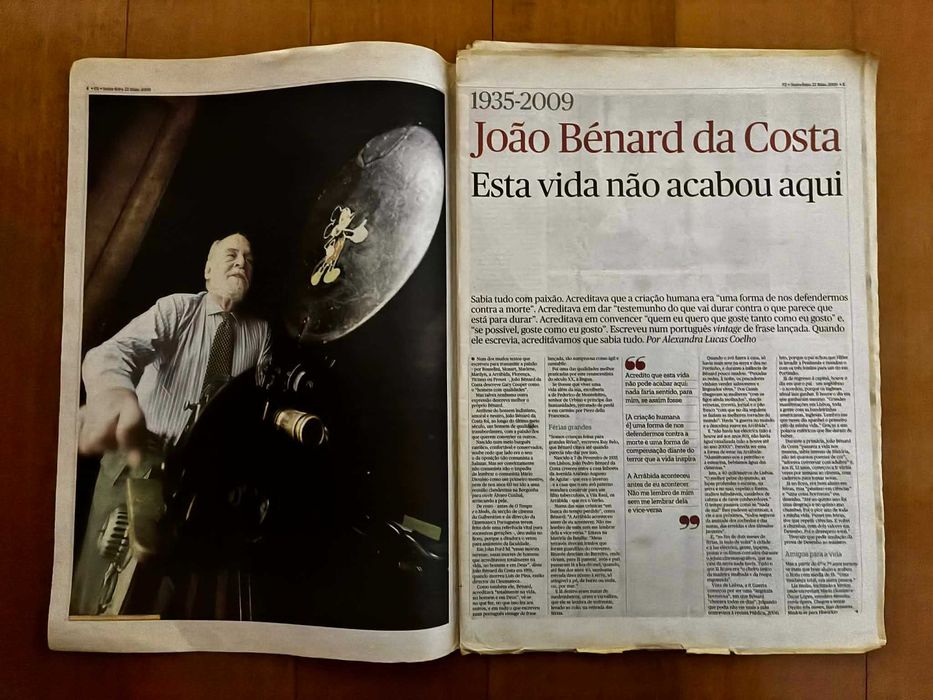 P2: João Bénard da Costa - O filme da vida dele