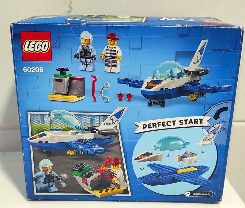 LEGO City 60206 - Polícia Aérea Jato Patrulha - Avião