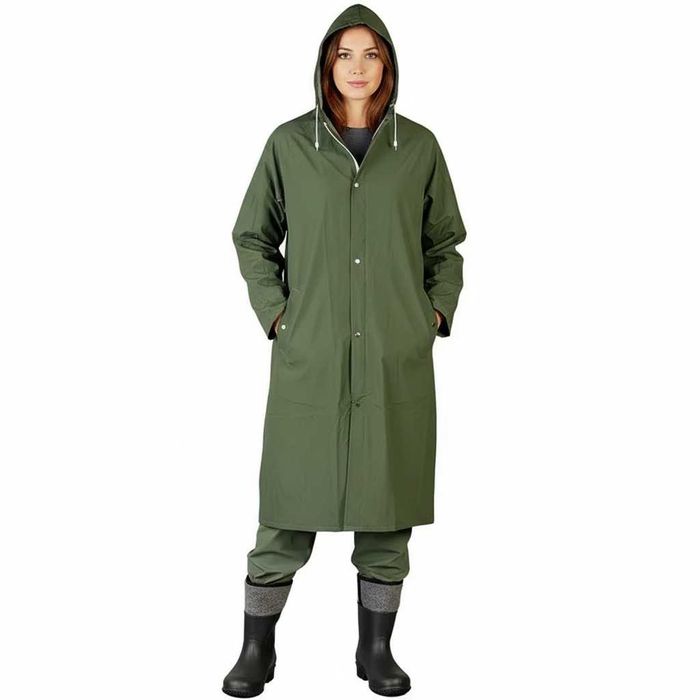 Плащ водонепроникний робочий ПВХ ArtMas PPD Зелений. Є РОЗМІРИ!