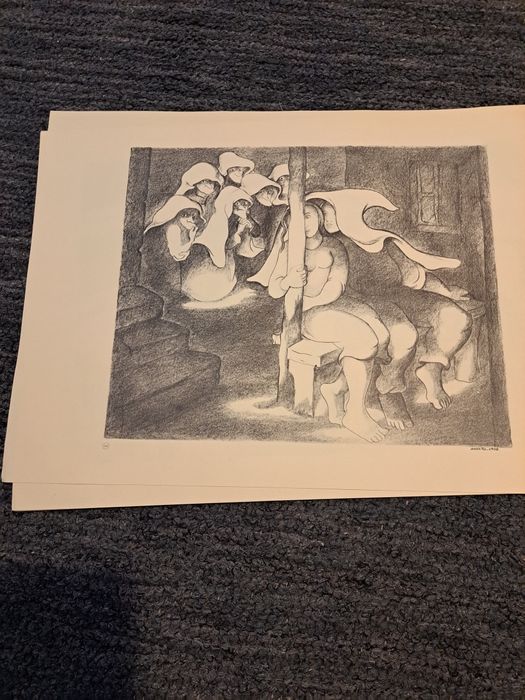 Gravuras pintadas por Álvaro Cunhal na prisão