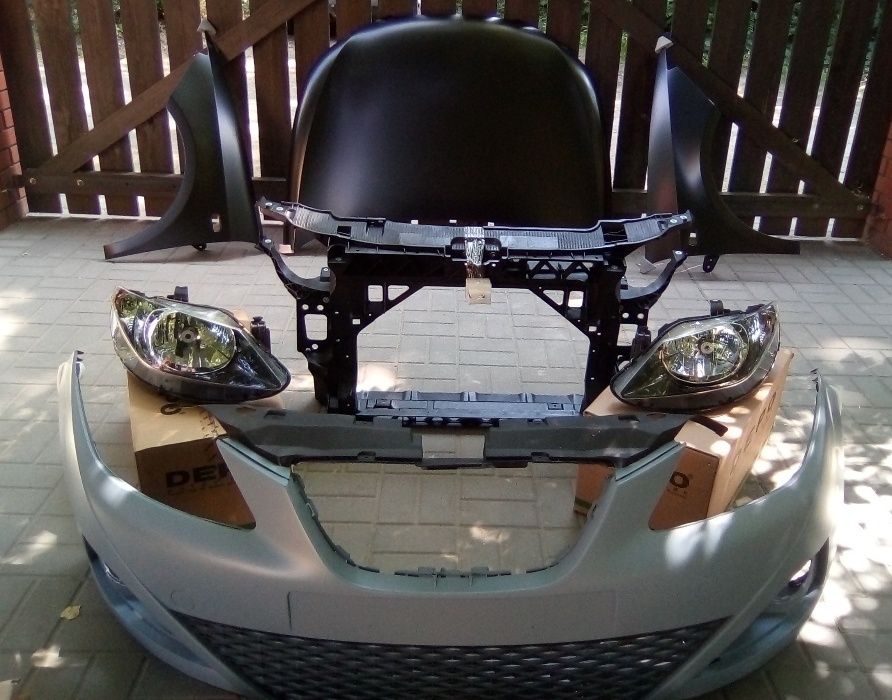 SEAT IBIZA 6J 2008 - komplet lamp reflektory przód nowe DEPO H4