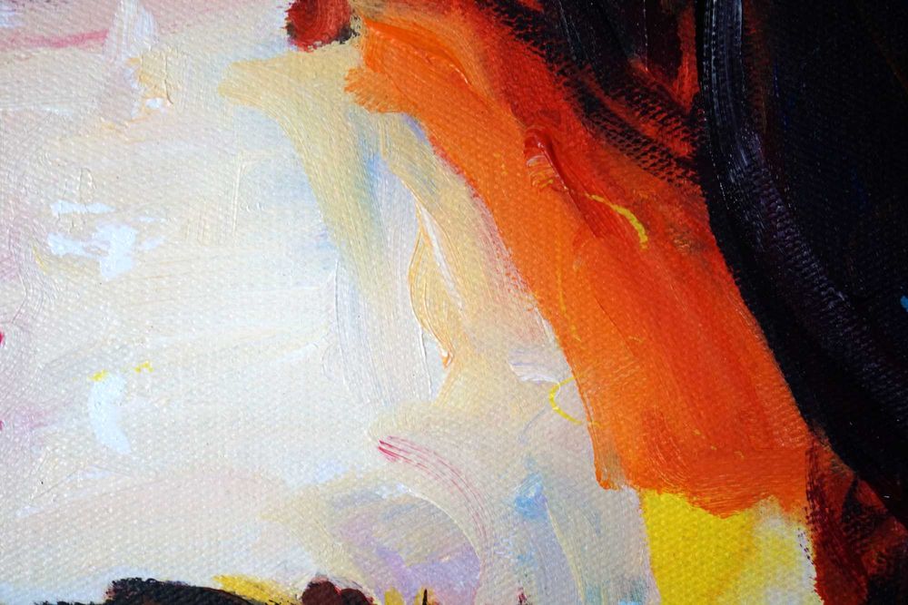 Malarstwo współczesne ręcznie malowany oryginalny obraz olejny portret