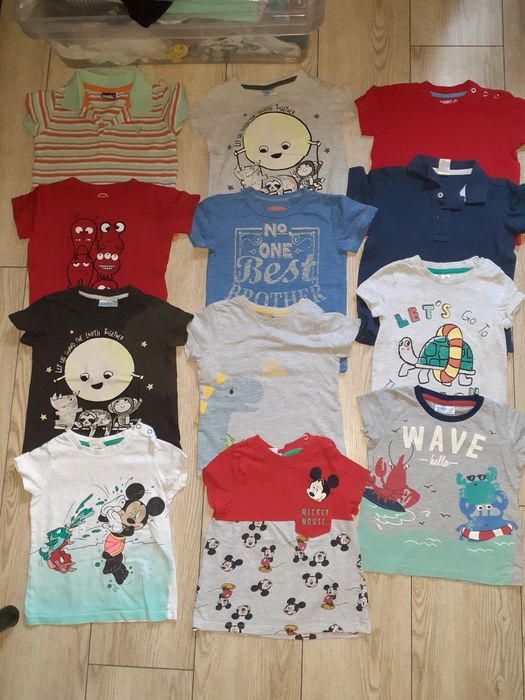 Zestaw koszulek T-shirtów 86