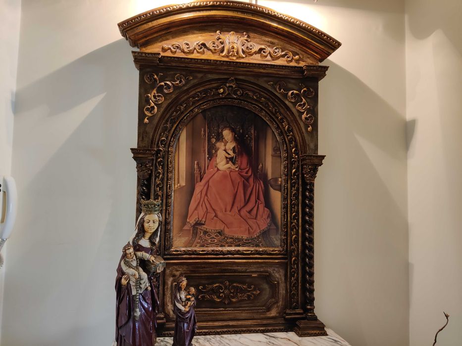 Retábulo com "Madonna di Lucca"