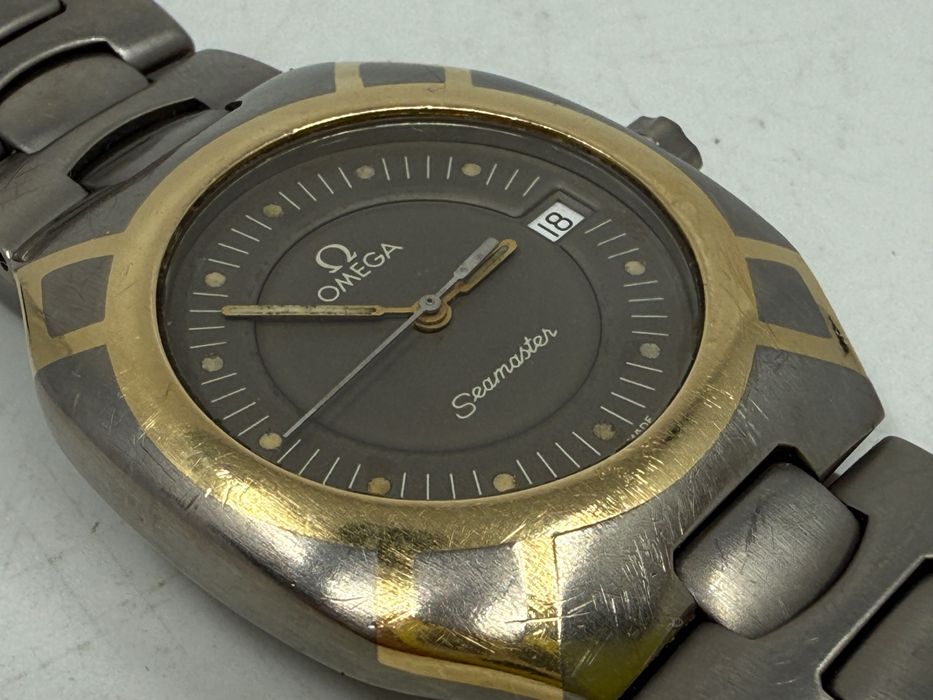 Omega Seamaster Tytan kwarc złoto.