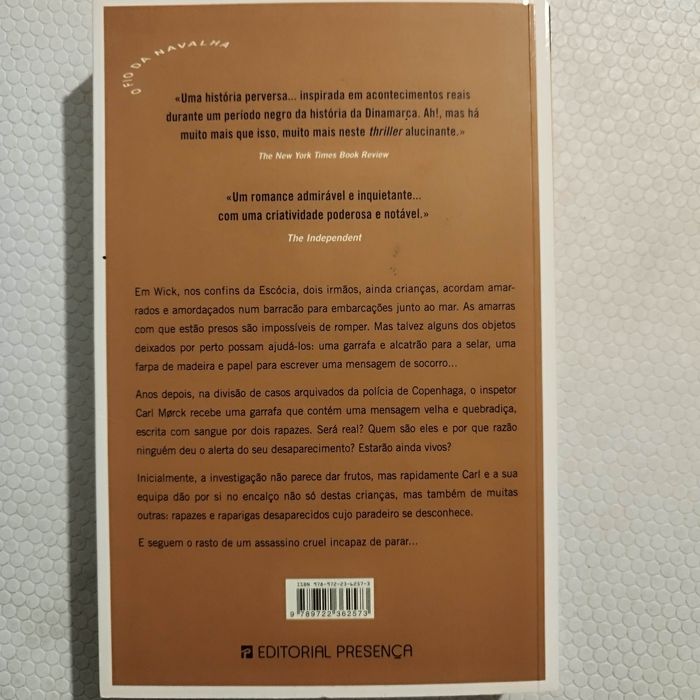 Livro A mensagem na garrafa - Jussi Adler-Olsen