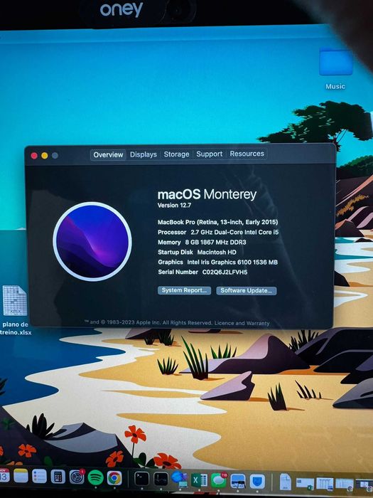 MacBook Pro 13" Retina – Excelente estado e bateria saudável