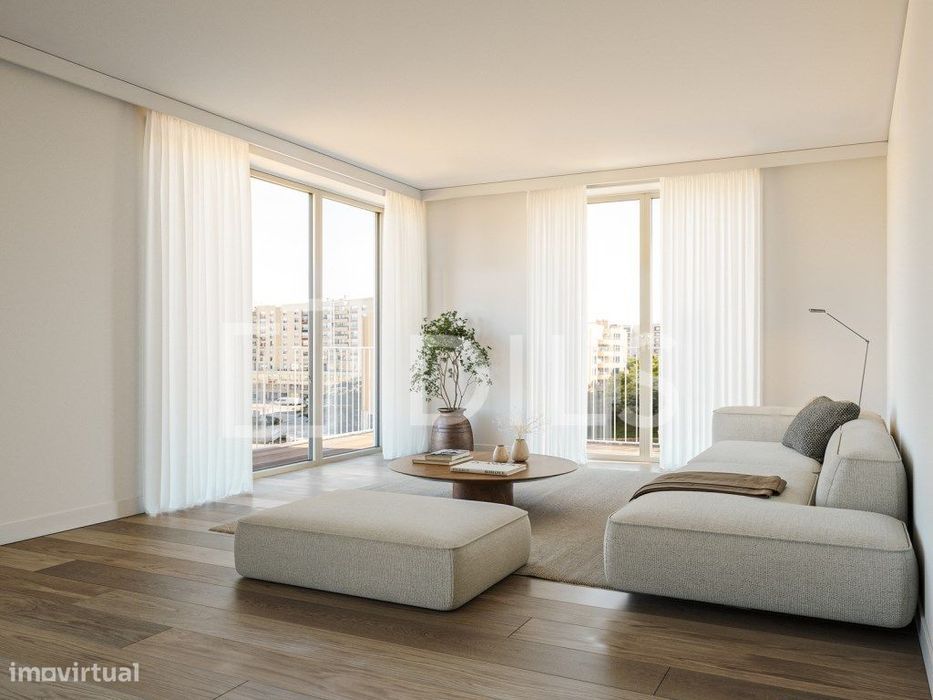 Apartamento T3 com varanda no novo empreendimento no campo Grande