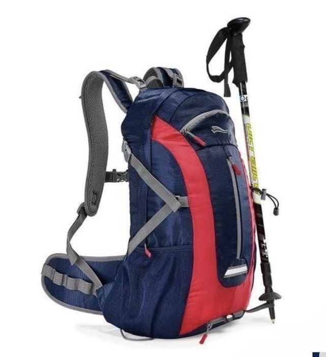 Рюкзак спортивний з дощовиком Crivit 25L синій