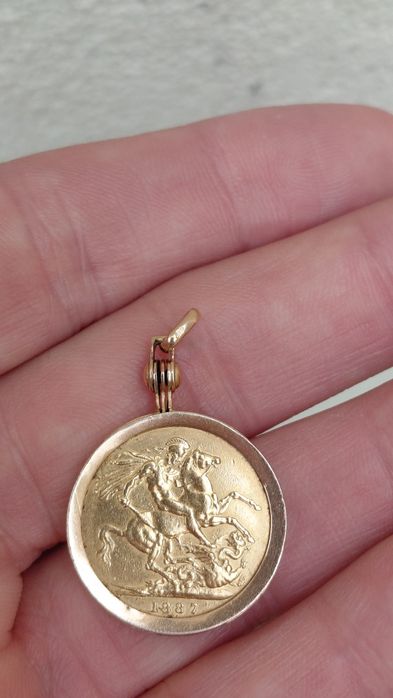 Libra Ouro Com Aro 1887