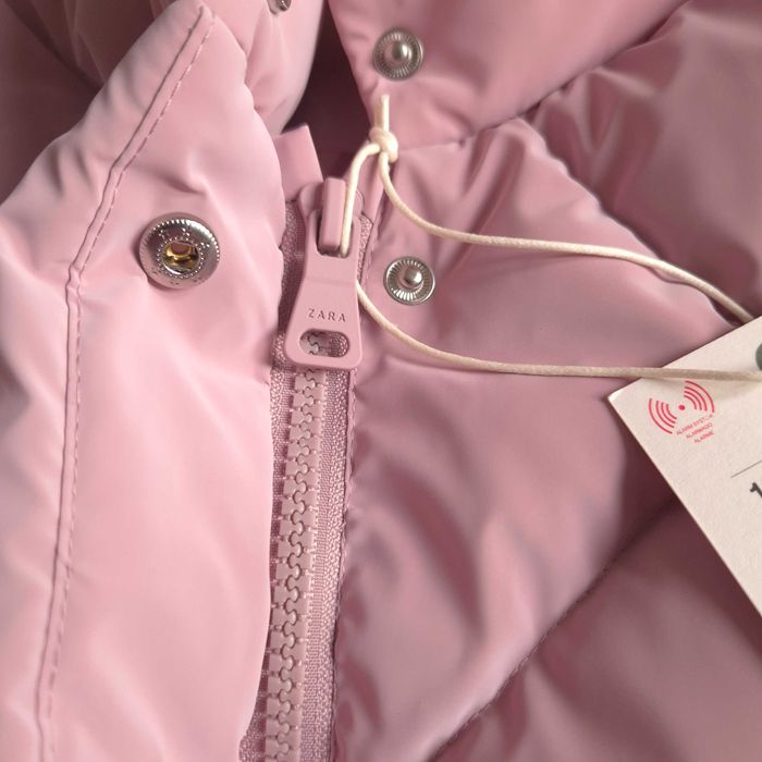 Нова демі куртка Zara на 8-9-10 12-13 років. Зара 131 140 156 рожева