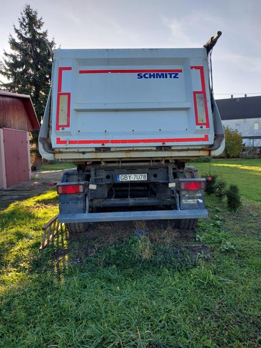 Scania R420 zestaw, naczepa Schmidt 33m3