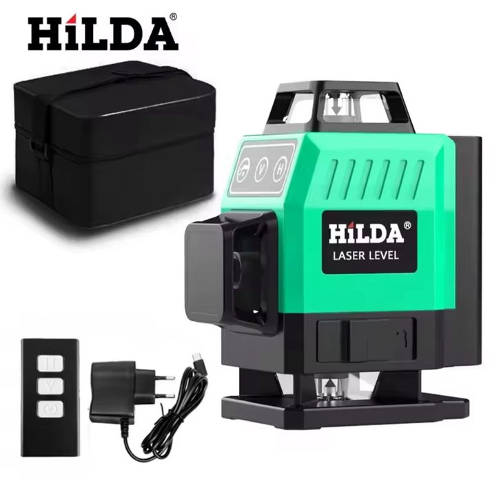 Розпродаж Лазерний рівень Hilda,4d 16 ліній невілір,уровень
