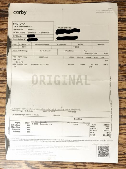 Jante original Renault Clio RS line 17'