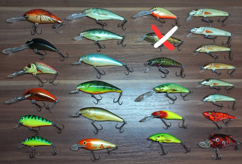 Woblery Salmo Executor Minnow Butcher Frisky Hornet inne