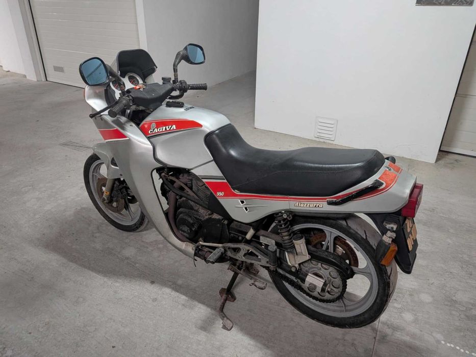 Motos anos 80 Kawasaki GPZ, Cagiva com motor Ducati, Moto Morini