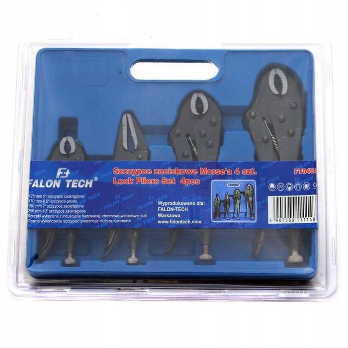 Набір кліщів для зварювання з затискачами MORSE в ложементі Falon-Tech