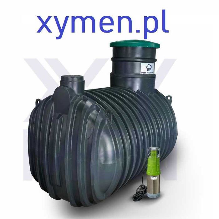 Zbiornik na deszczówkę wodę deszczową 3000L z pompą