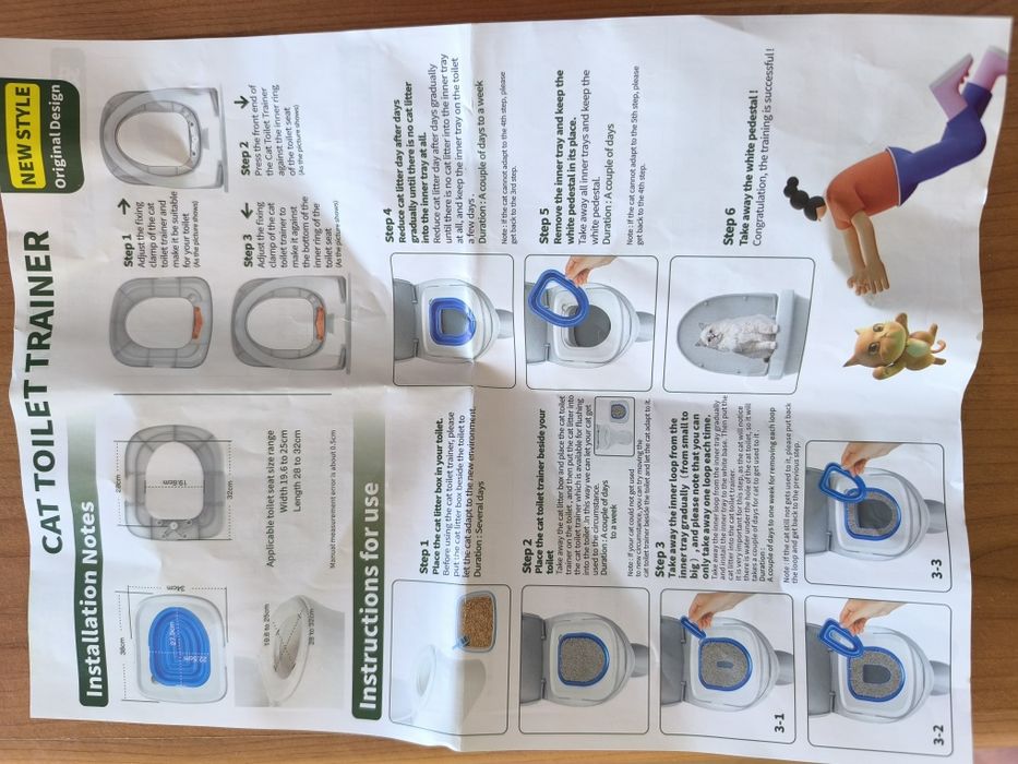 Adaptador de sanita para gatos