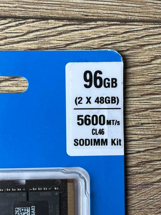 Pamięć RAM SODIMM DDR5 Crucial 96GB Kit (2x48GB) 5600mHz CL46