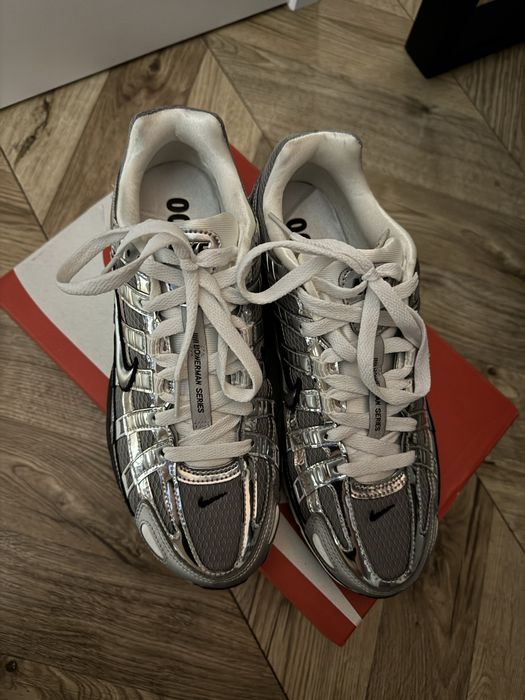 NIKE P-6000  metallic silver