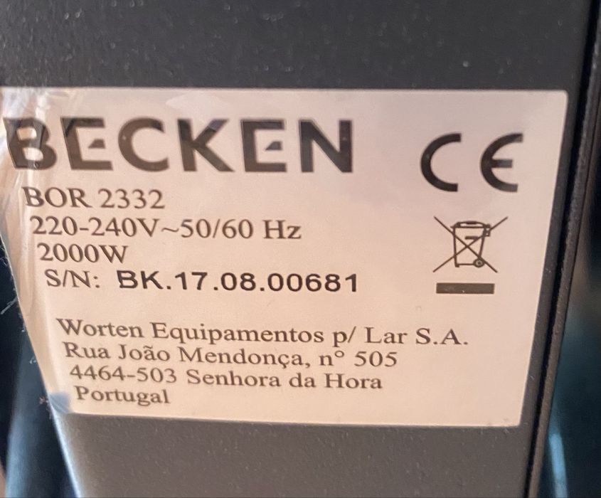 Aquecedor Becken