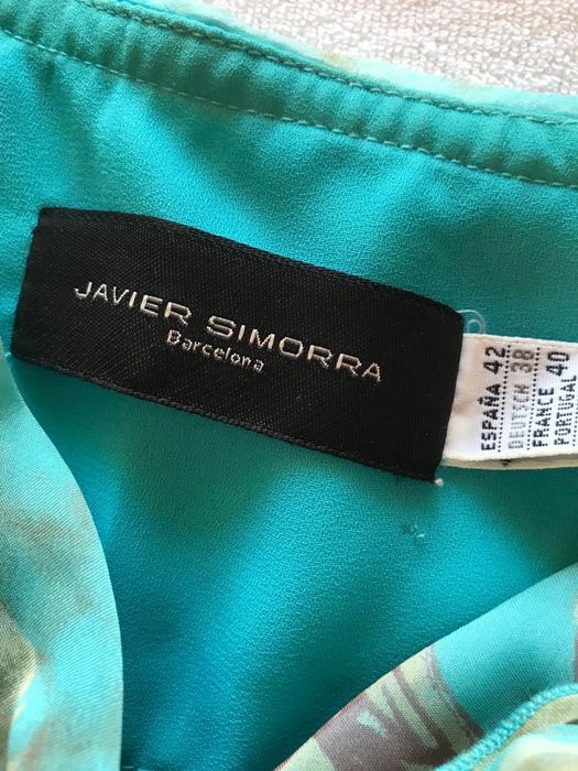 Javier Simorra - Vestido Seda Natural