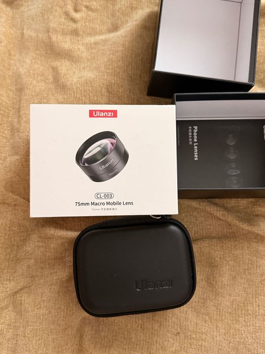 Lente macro Para fotografar com telemóveis