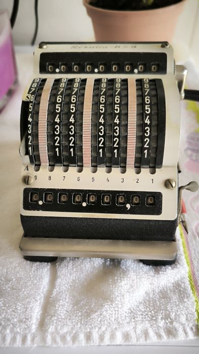 Máquina calcular mecânica anos 50