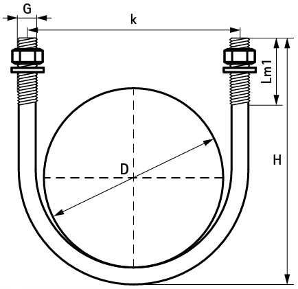 U-подібна монтажна скоба