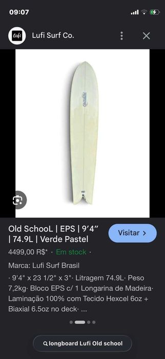 Prancha de surf LUFI 9´2" - Longboard
