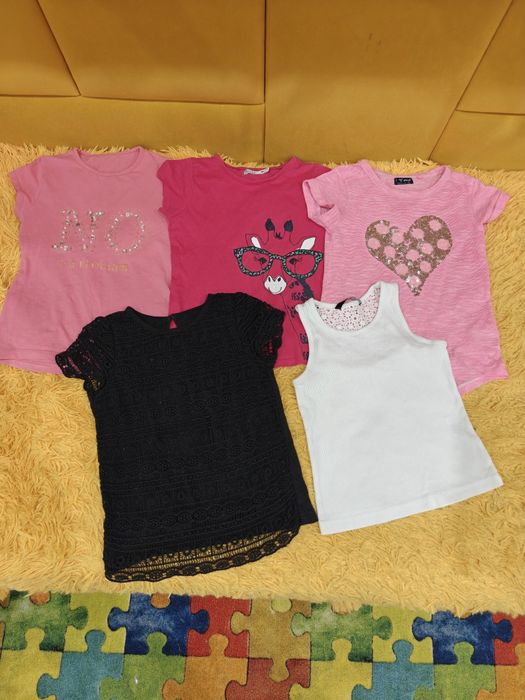 Koszulki, t-shirty dla dziewczynki r.116