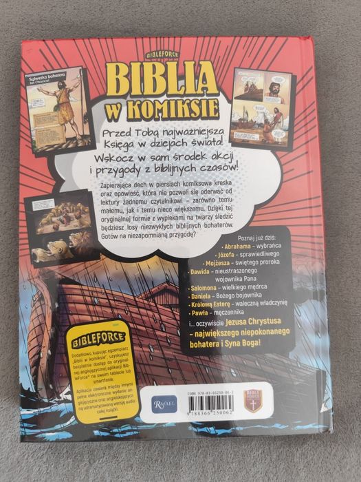 Biblia w komiksie. Opowieść o Bogu i wielkich bohaterach nieużywana